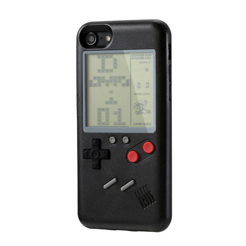 Playable Retro Game Boy iPhone Case - Black & White