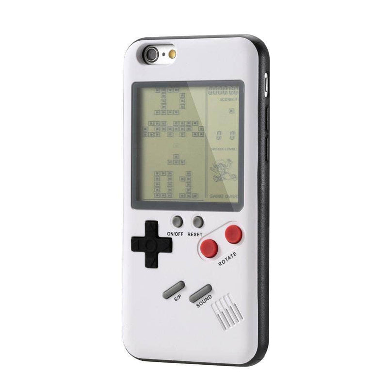Playable Retro Game Boy iPhone Case - Black & White